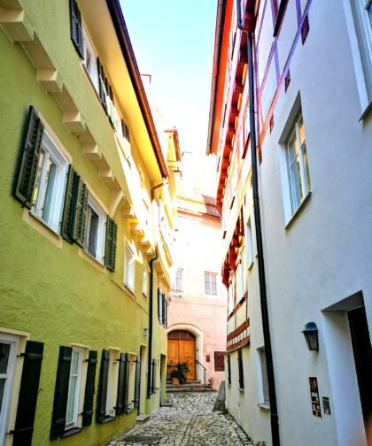 Gasse Nördlingen Bayern