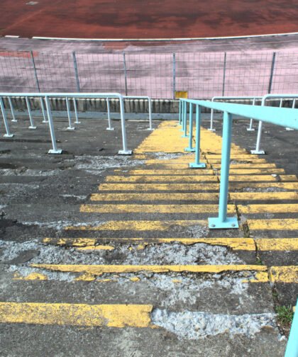 Treppe Rosenaustadion Augsburg