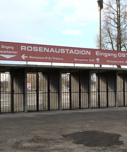 Eingang Rosenaustadion Augsburg