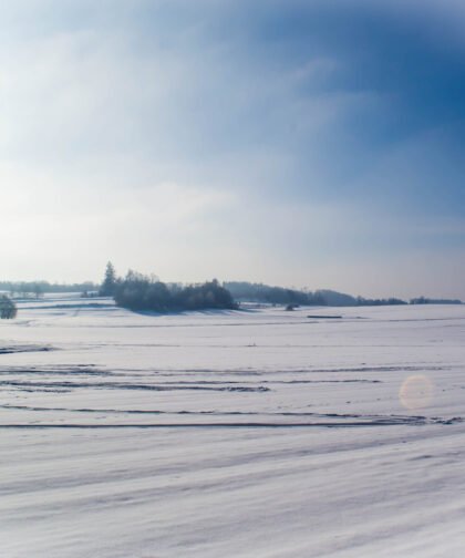 Einzigartige Aufnahmen von der Schmutter im Winter